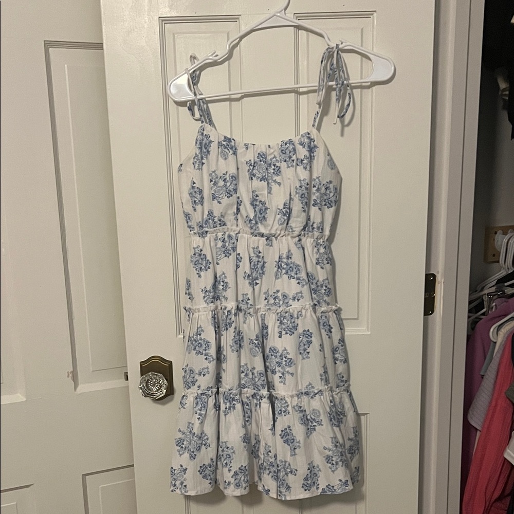 Altar'd State Blue Floral Kids Dress